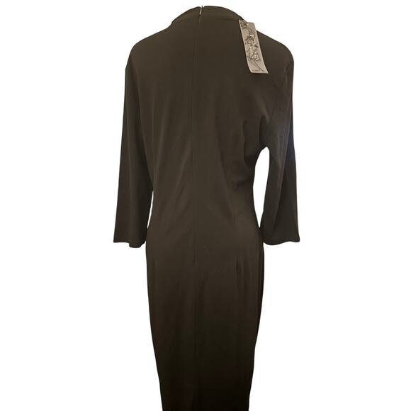 Homeyee Black Sheath Dress, Size XXL (Size 12), NWT - Picture 5 of 6